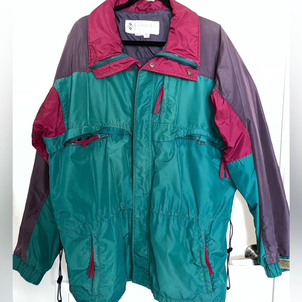 vintage colombia windbreaker